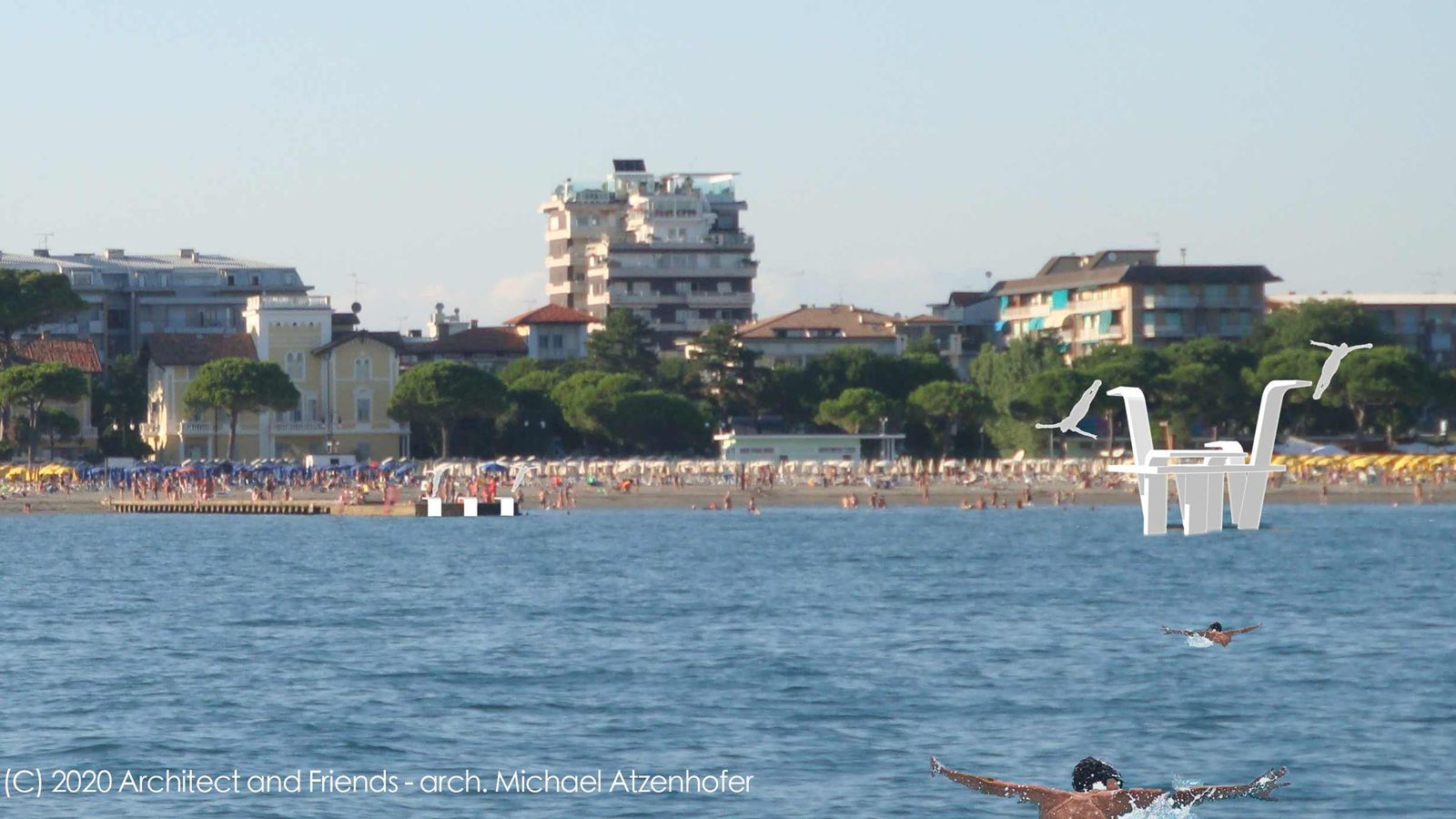 Immagine per Un nuovo trampolino per i tuffi a Grado, il progetto per rilanciare l'amore per il nuoto sull'Isola del Sole